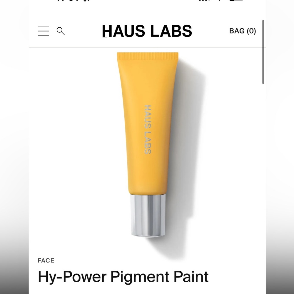 Haus Labs By Lady Gaga Hy-Power Pigment Paint - Citrus Matte